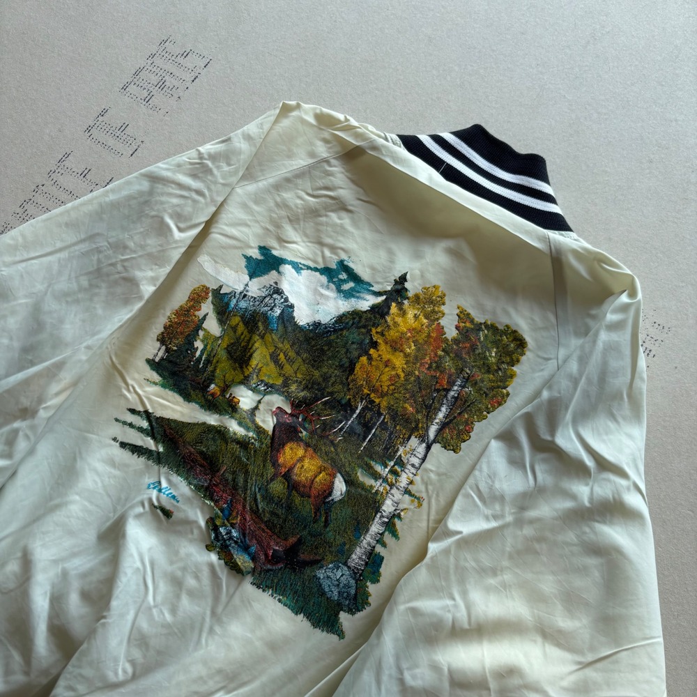 Vintage 90s Nature Bomber Jacket